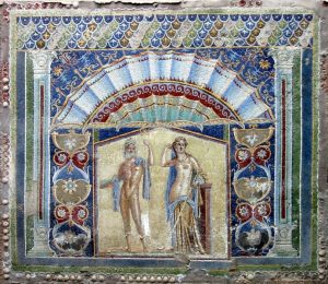 Nettuno e Anfitrite mozaik Herculaneum